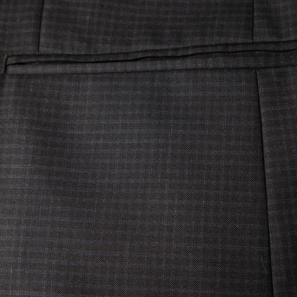 Acne Studios Navy Wool Aron J Check Blazer