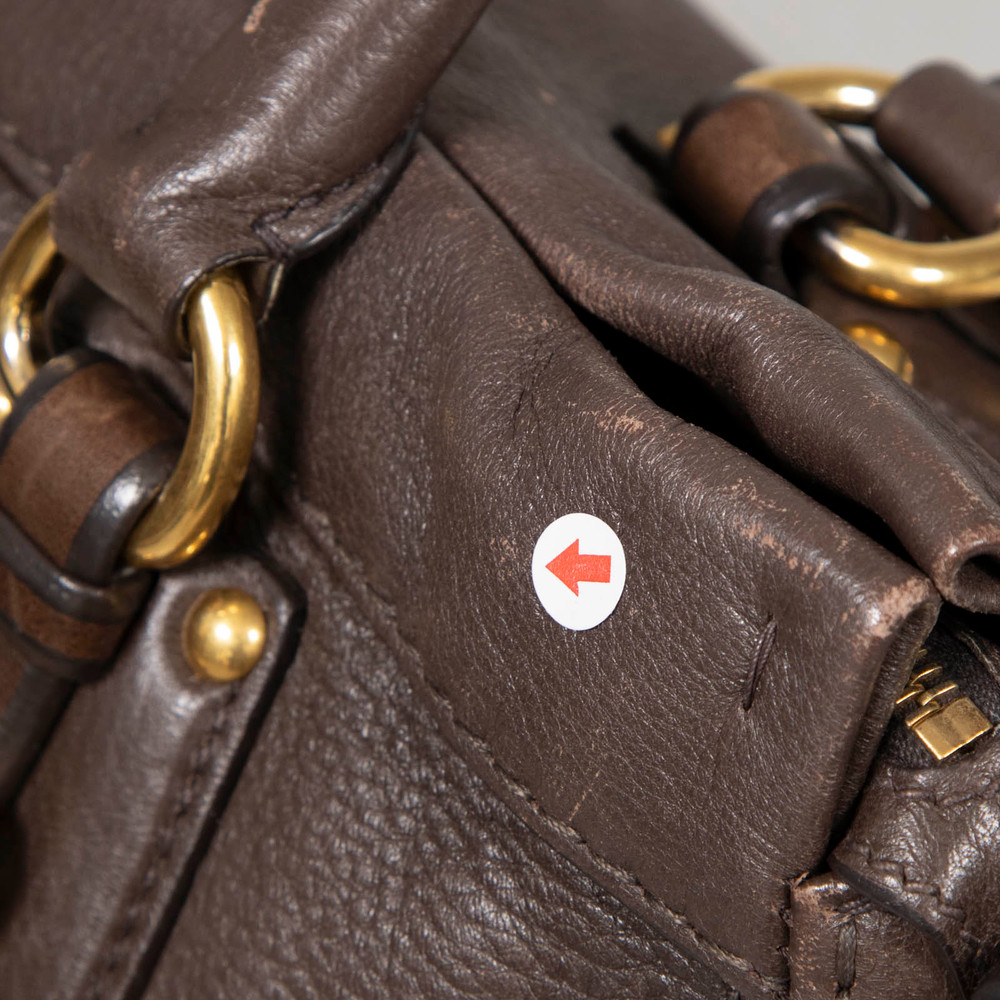 Prada Brown Buckskin Cervo Handbag