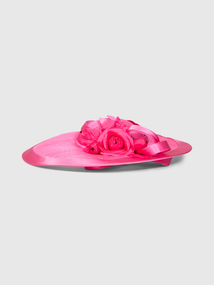 Lock & Co. Hatters Pink Jasmine Sinamay Slice Hat