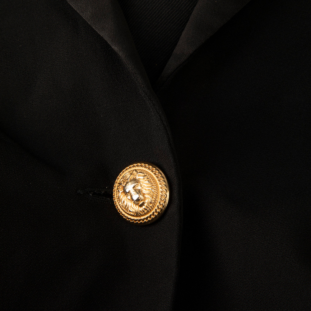 Balmain Black Single Breasted Blazer