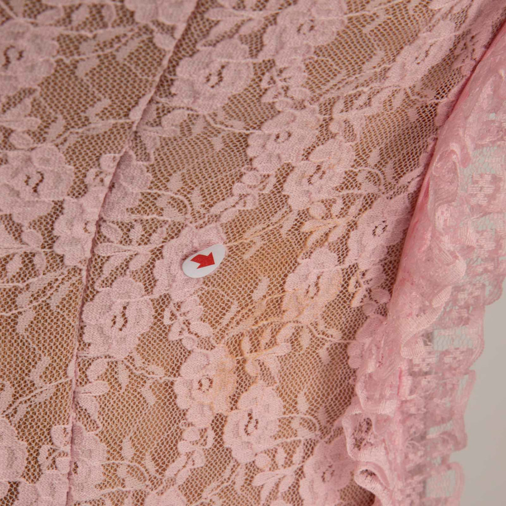 Self-Portrait Self Portrait x Christopher Kane Pink Lace Ruffle Midi Dress