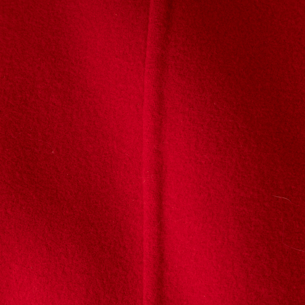 Lanvin Red Wool Long Coat