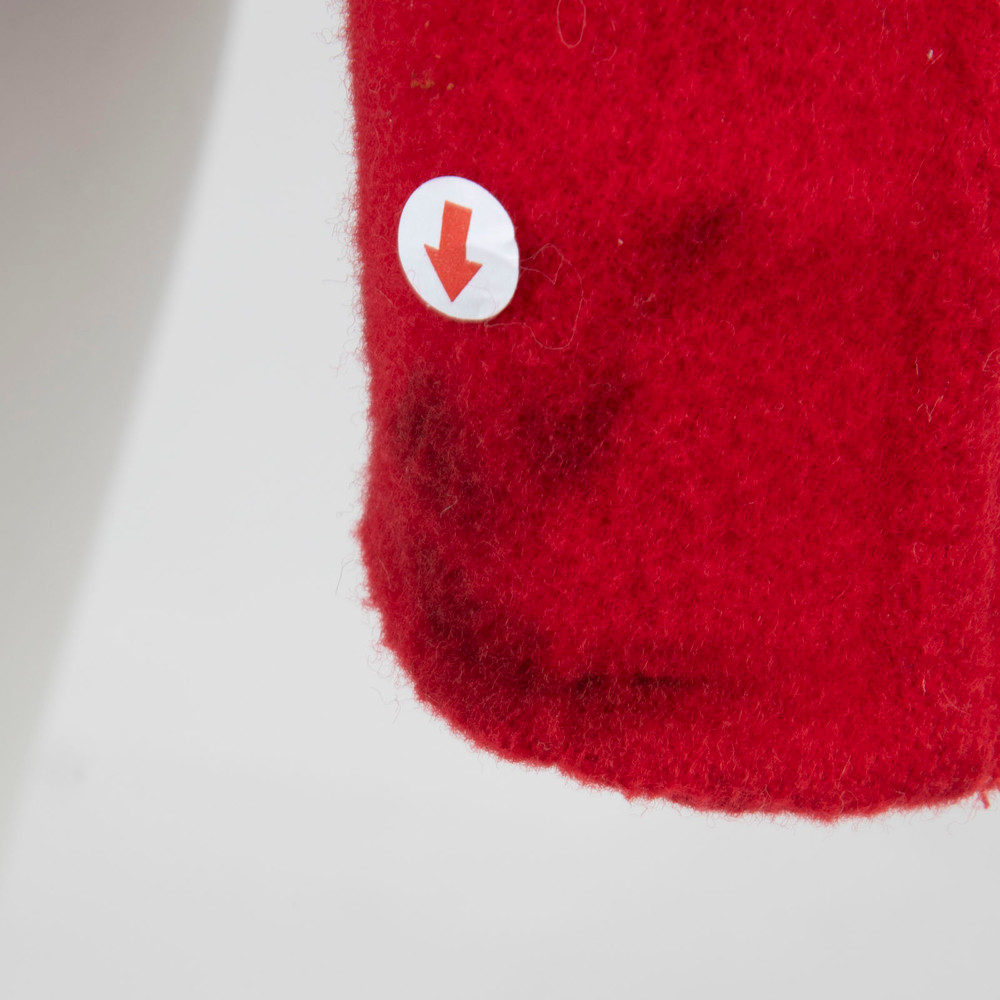 Lanvin Red Wool Long Coat