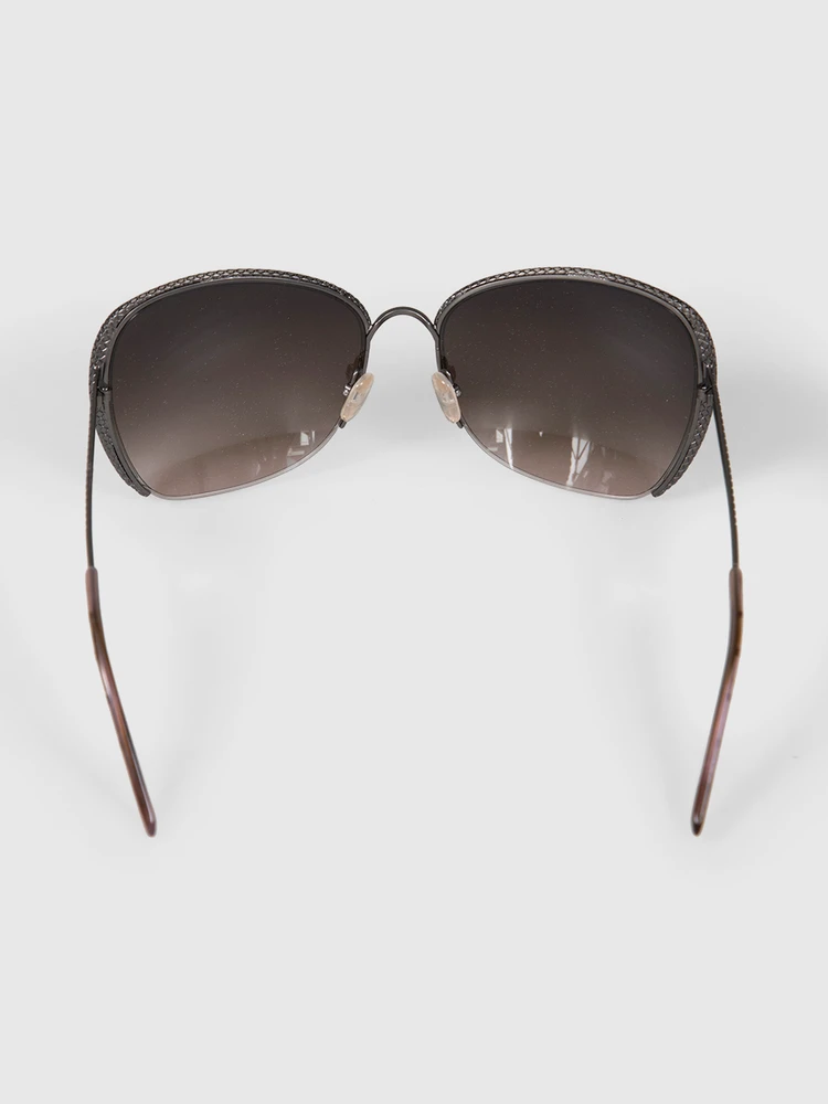 Bottega Veneta Brown Butterfly Sunglasses