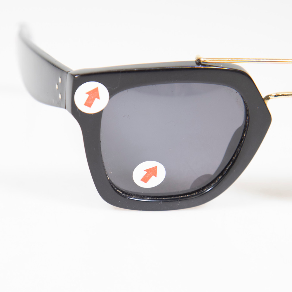 Céline Black Square Sunglasses
