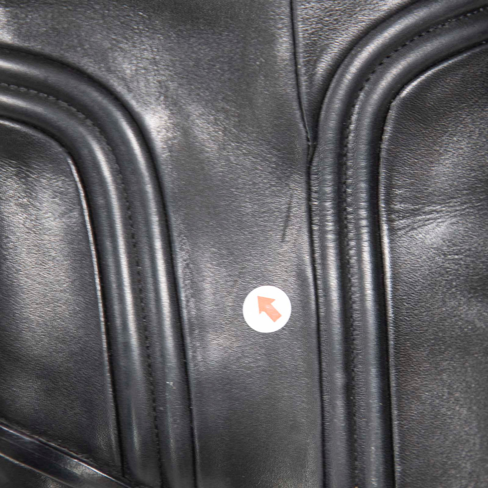 Gucci Black Leather Knee High Boots