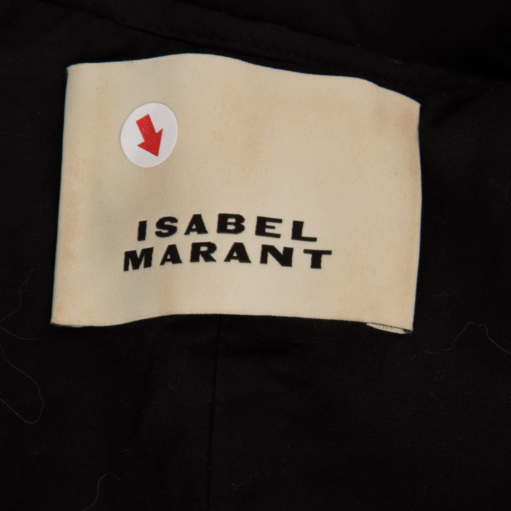 Isabel Marant Black Belila Embellished Padded Dress