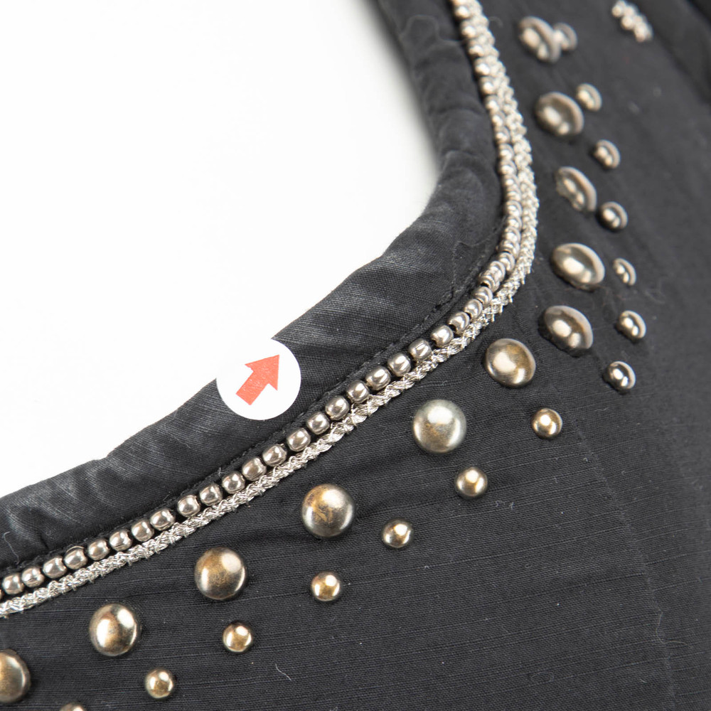 Isabel Marant Black Belila Embellished Padded Dress