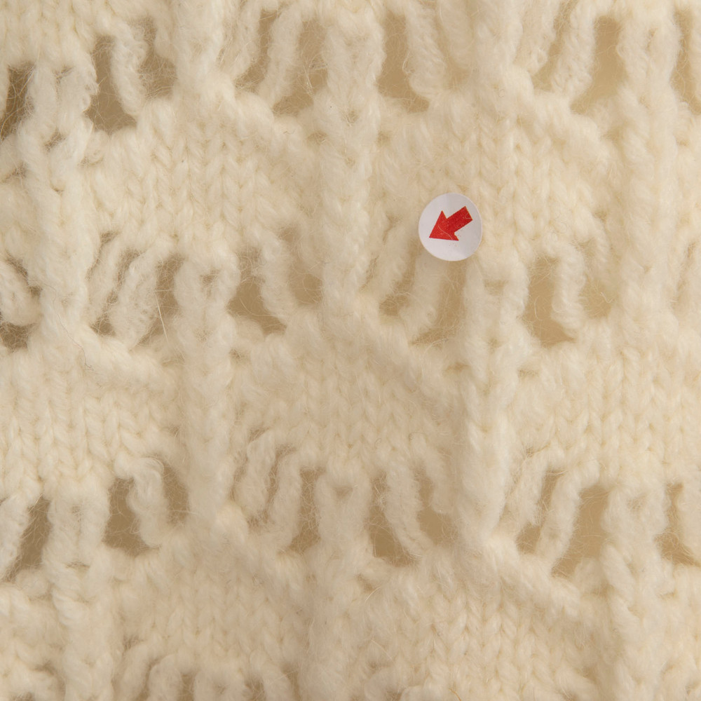 Valentino Garavani White Open Knit Jumper
