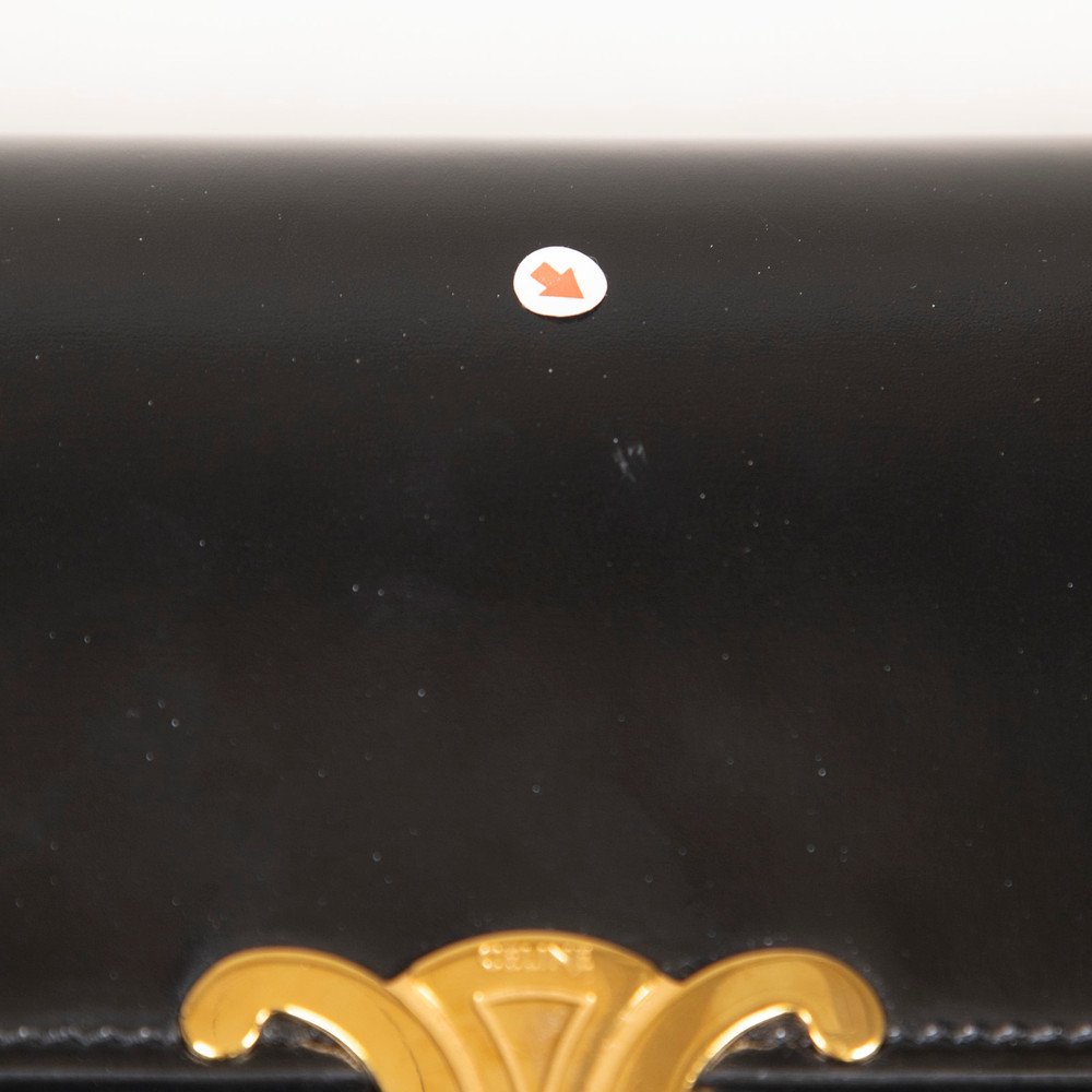 Céline Black Triomphe Leather Bag