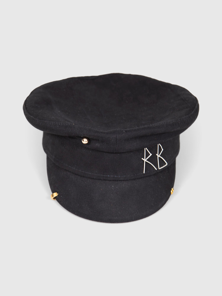 Ruslan Baginskiy Black Logo Bakerboy Cap