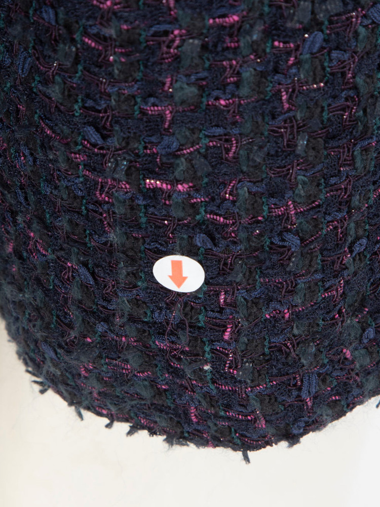 Chanel Navy Tweed Vest & Playsuit Set