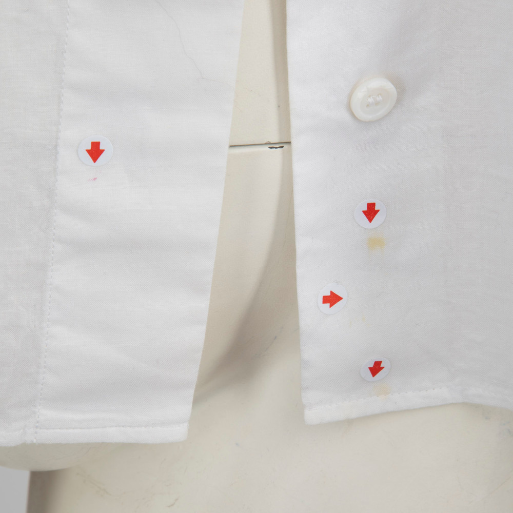 Givenchy White Sleeveless Ruffle Blouse