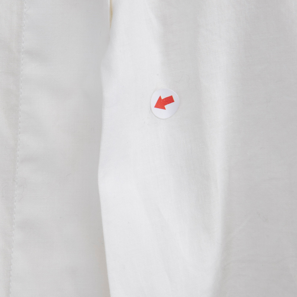 Givenchy White Sleeveless Ruffle Blouse