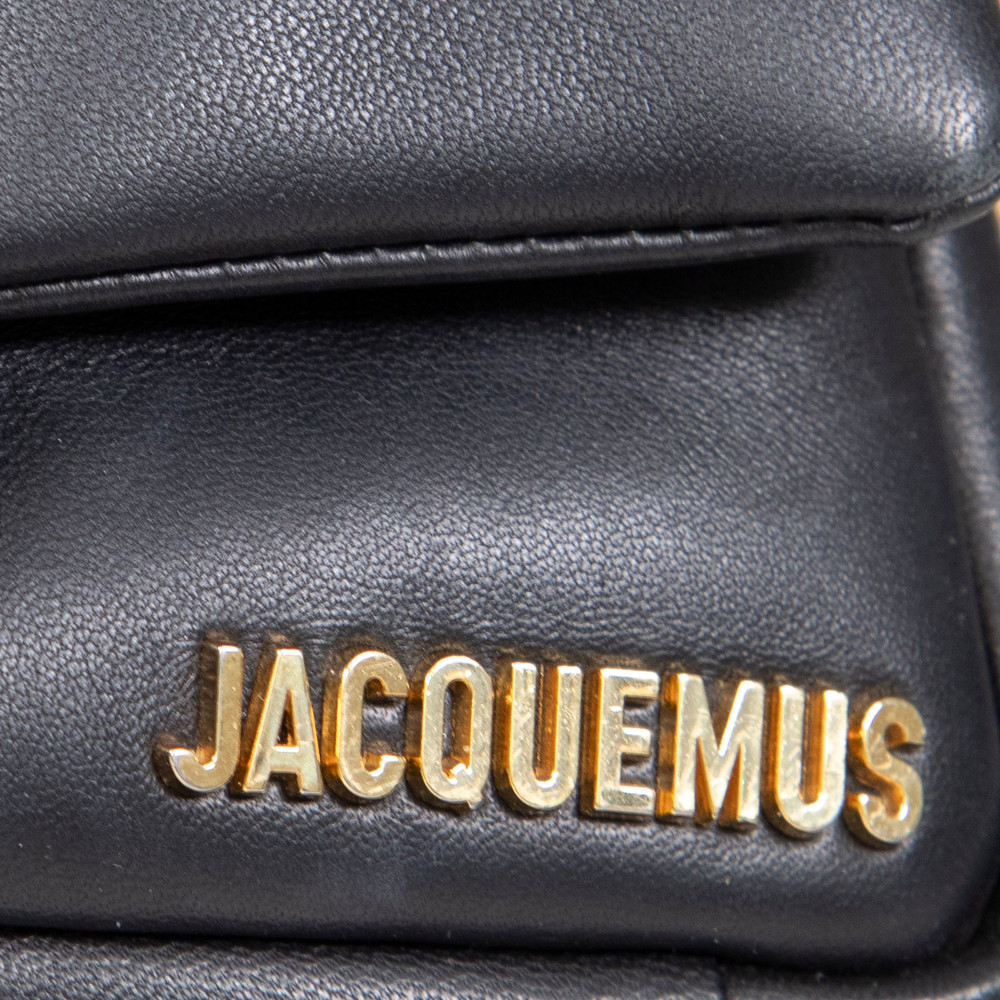 Jacquemus Black Leather Le Petit Bambimou Shoulder Bag