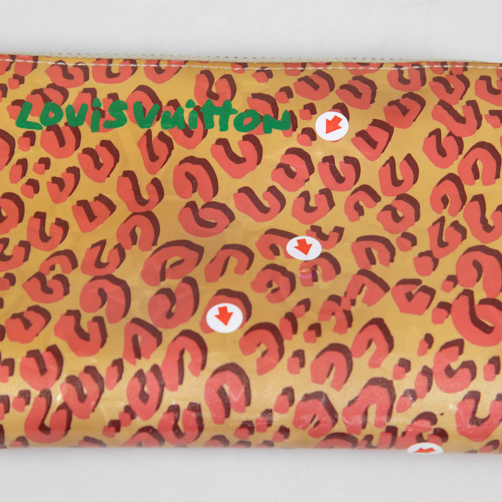 Louis Vuitton Limited Edition Blanc Corail Monogram Vernis Leopard Wallet