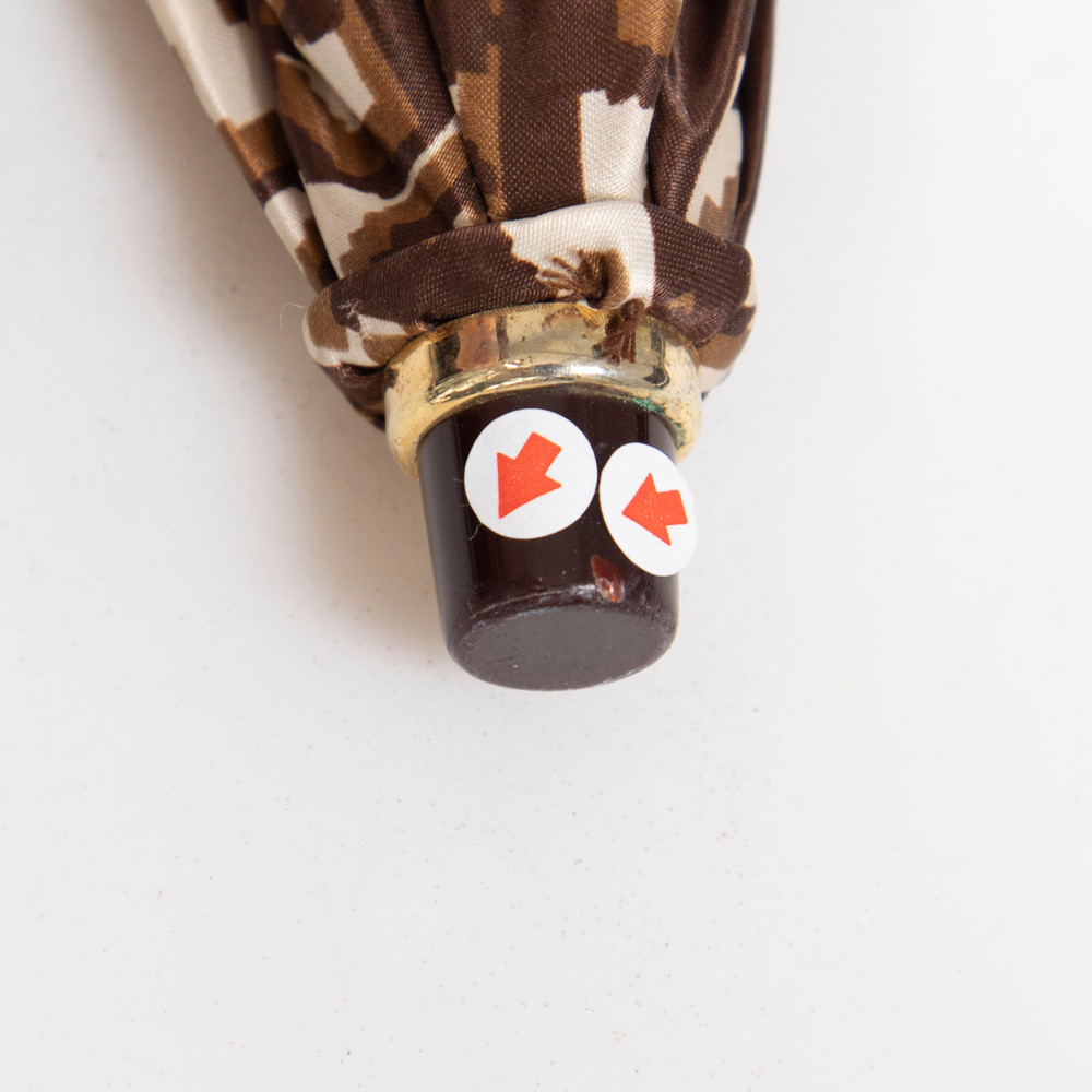 Dior Brown Logo Oblique Umbrella