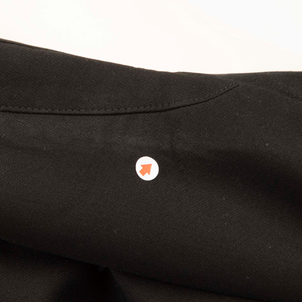 Alexander McQueen Black Wool Lace Hem Blazer