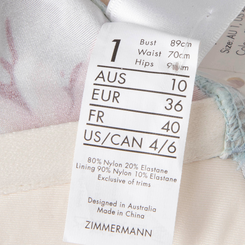 Zimmermann Floral Print Bikini Top