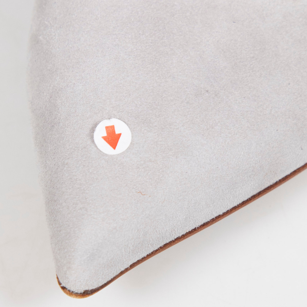 Salvatore Ferragamo Grey Suede Lace Up Heels