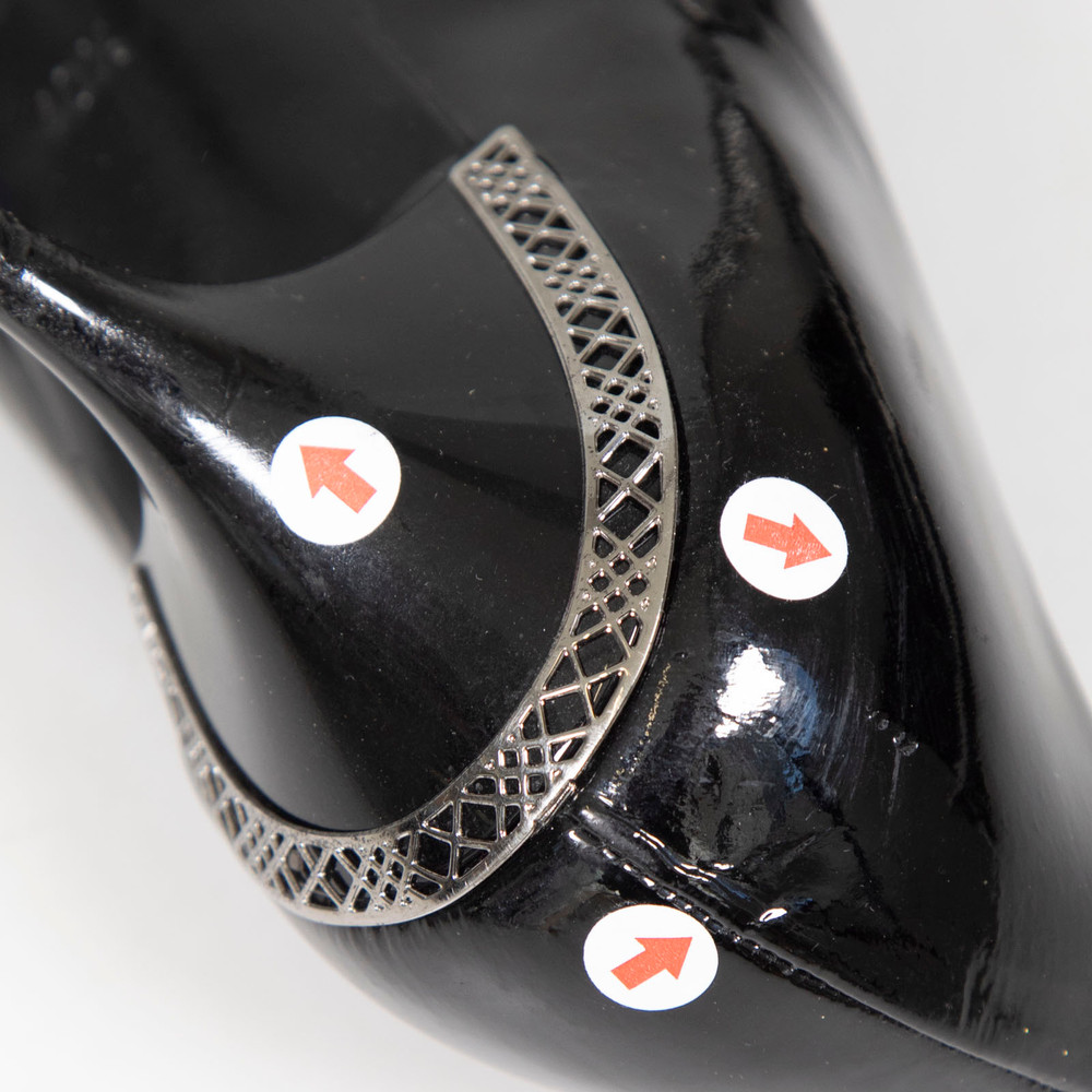 Burberry Black Patent Leather Pumps
