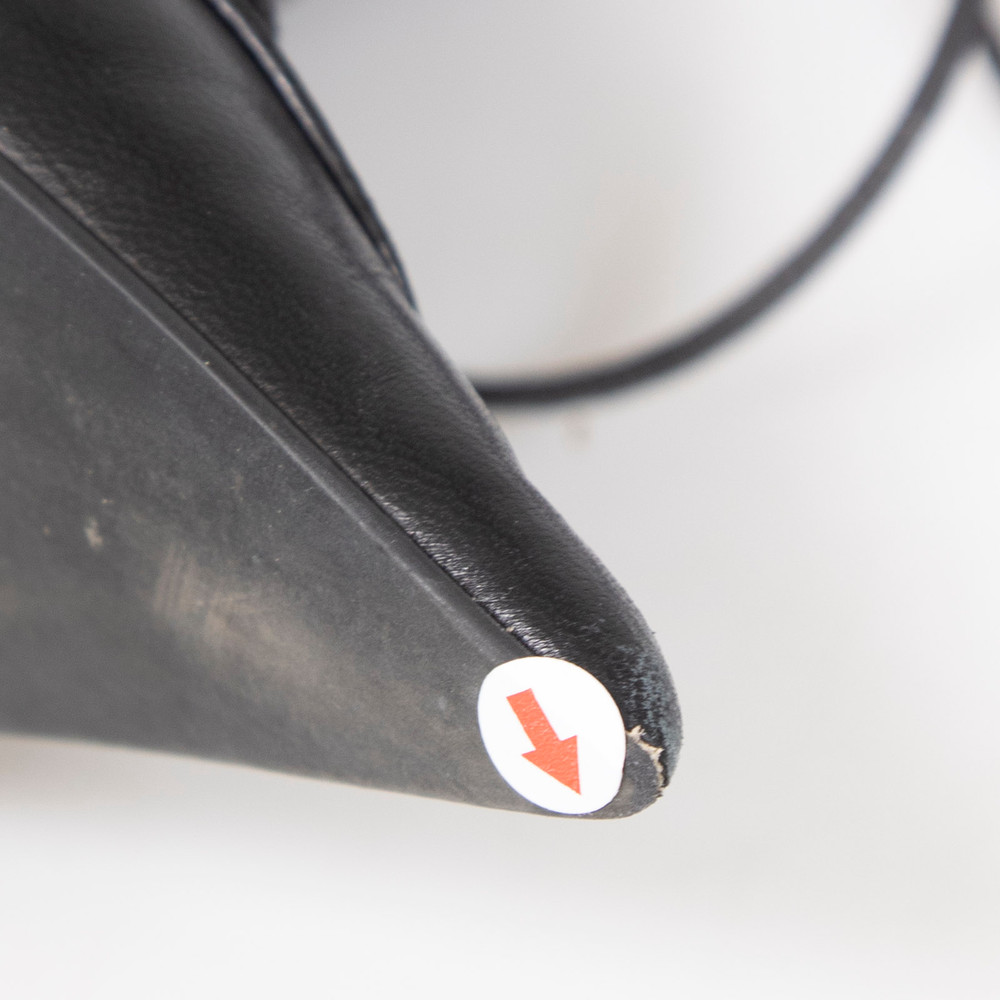 Le Silla Black Leather Lace Up Colette Boots