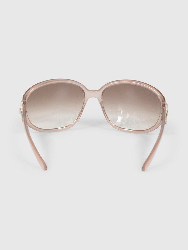 Gucci Brown Gradient Rectangle Sunglasses