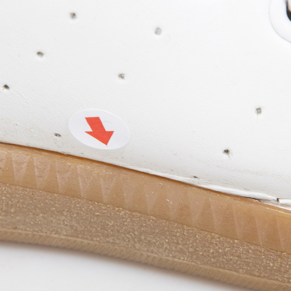 Isabel Marant White Panelled Leather Velcro Trainers