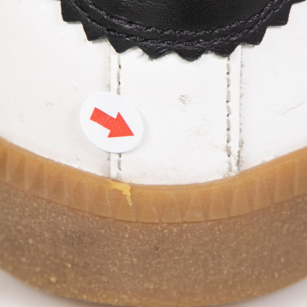 Isabel Marant White Panelled Leather Velcro Trainers
