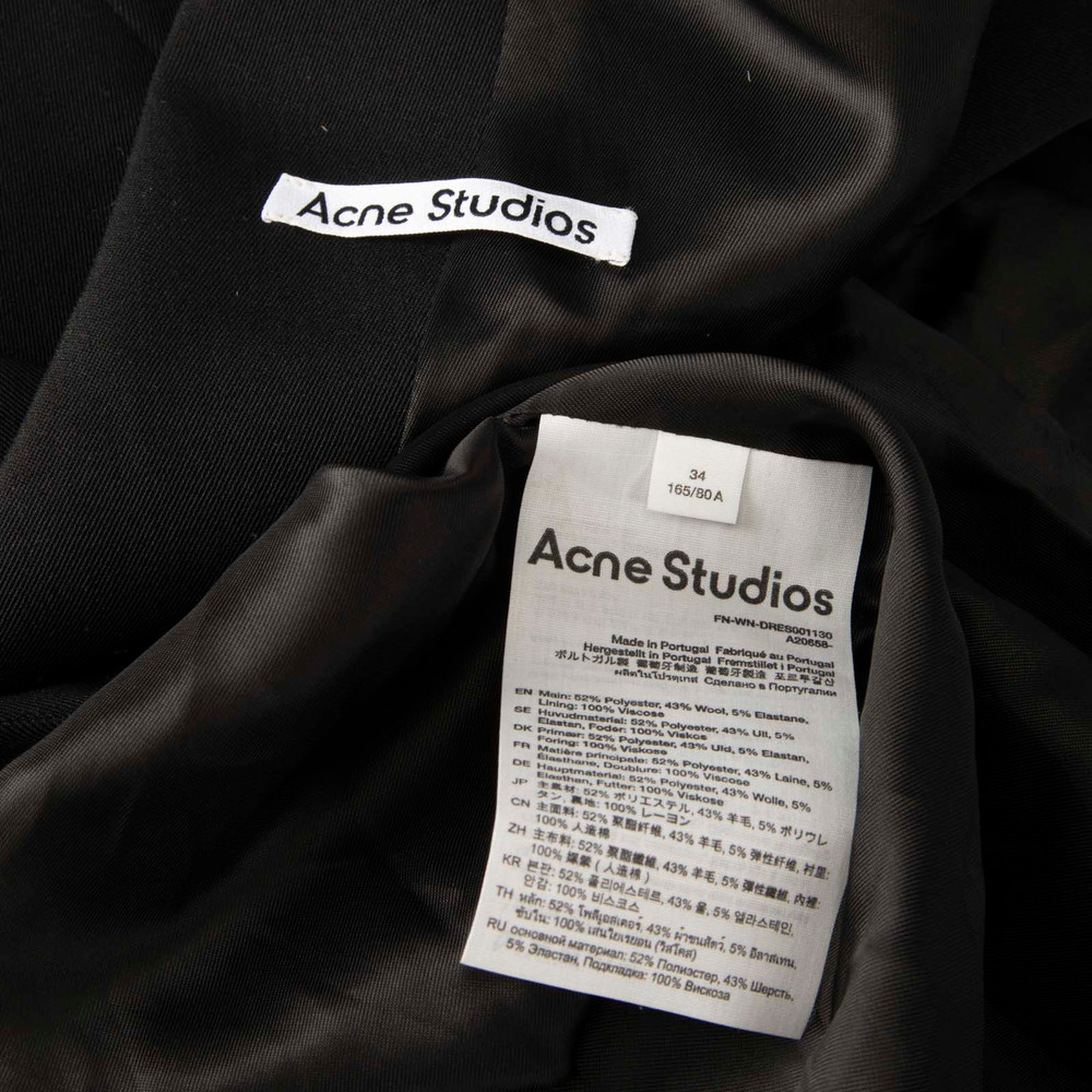 Acne Studios Black Blazer Dress