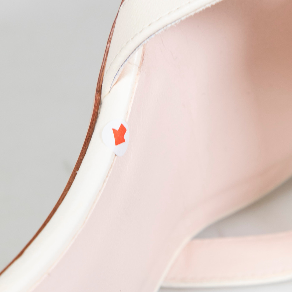 Roger Vivier White Leather Buckle Heeled Sandals