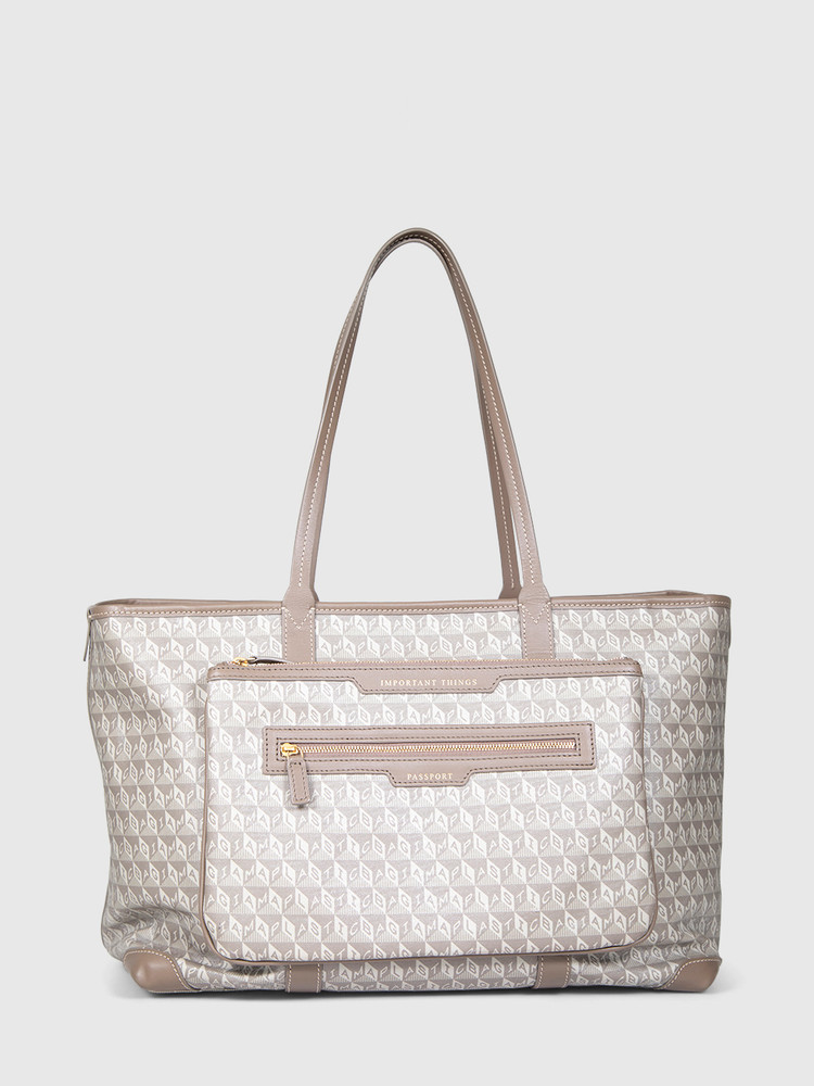 Anya Hindmarch I Am A Plastic Bag In-Flight Tote & Travel Pouch