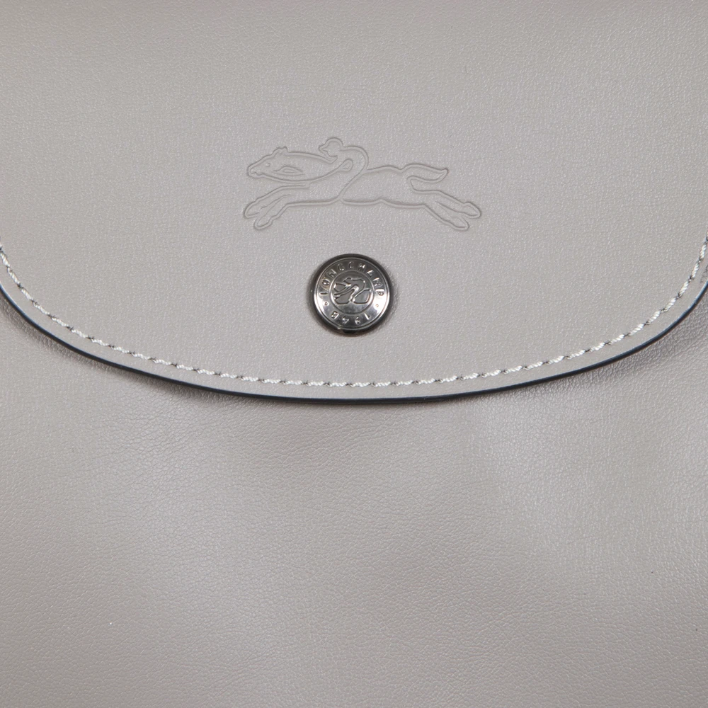 Longchamp Grey Leather Le Pliage Xtra Backpack