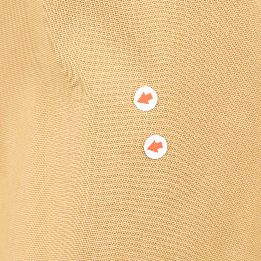 MSGM Beige & Black Panel Long Coat
