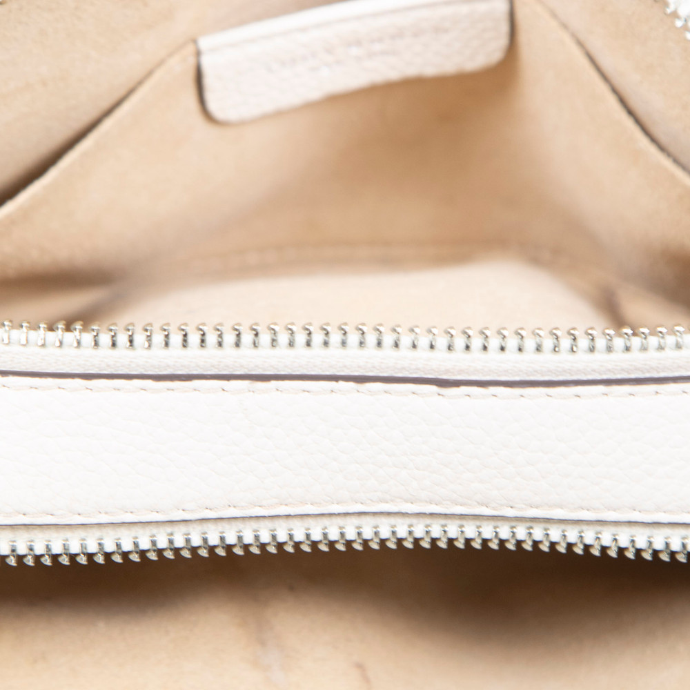 Tory Burch Ecru Leather Miller Mini Crossbody Bag