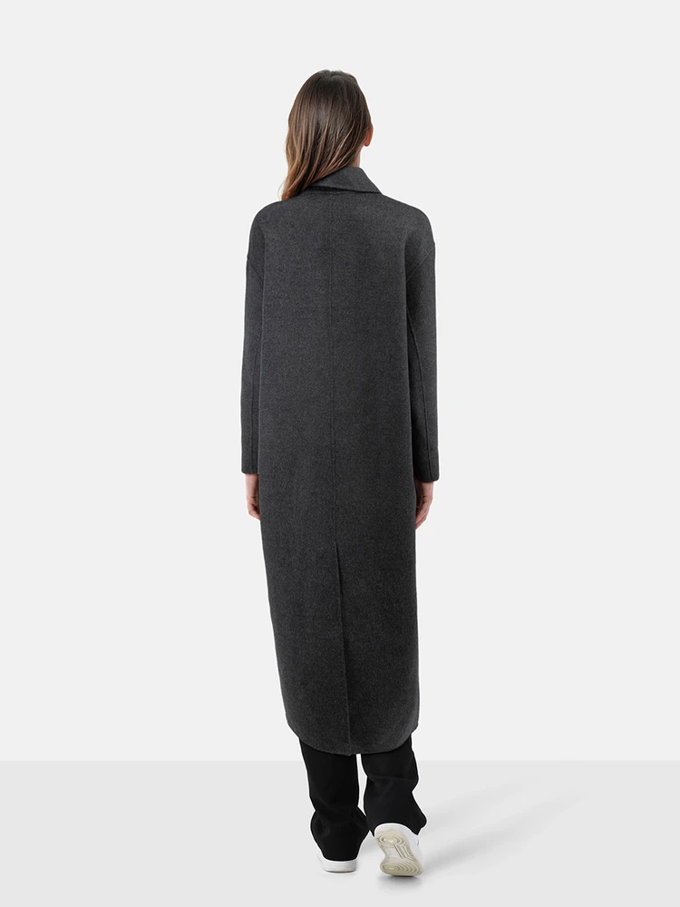 Totême Grey Wool Doublé Car Coat