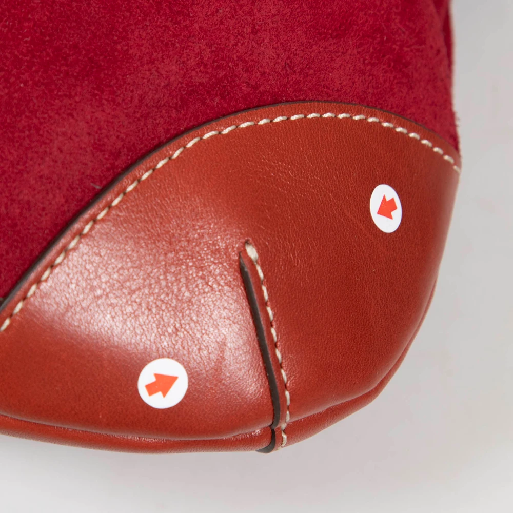 Isabel Marant Red Suede Shoulder Bag
