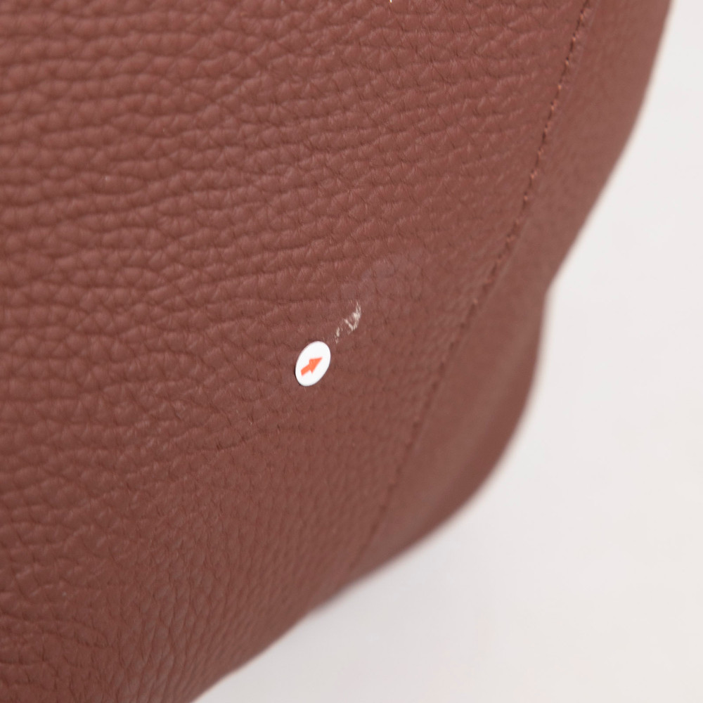 The Row Brown Leather Large N/S Park Tote Bag