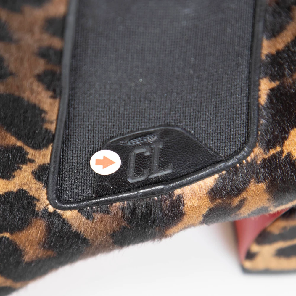 Christian Louboutin Turelastic 55 Leopard Pony Calfskin Boots