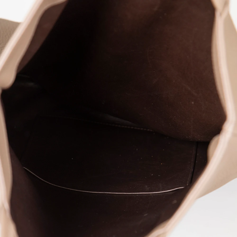 The Row Brown Leather Everett Tote Bag