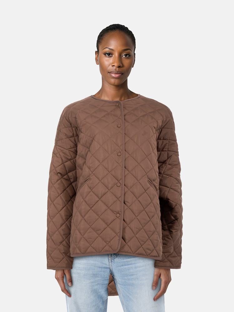 Totême Brown Quilted Jacket
