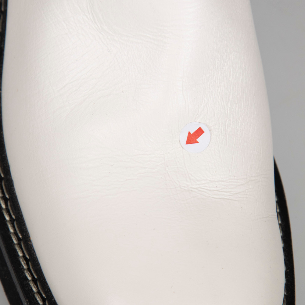 Gabriela Hearst White Leather Chelsea Boots