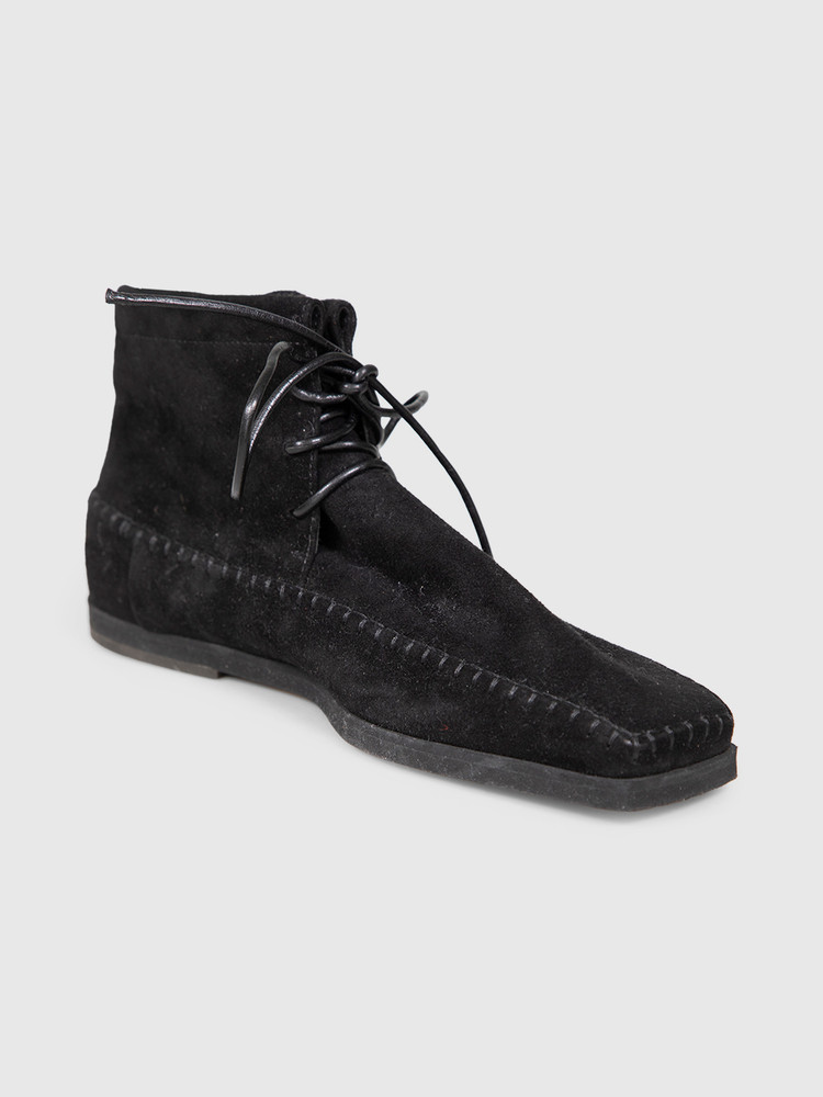 Totême Black Suede Ankle Boots