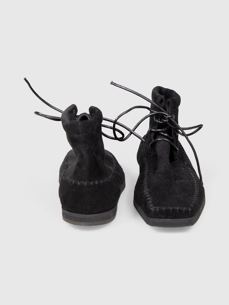 Totême Black Suede Ankle Boots