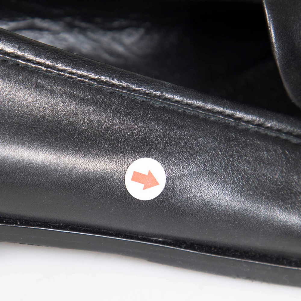 Totême Black Leather Loafers