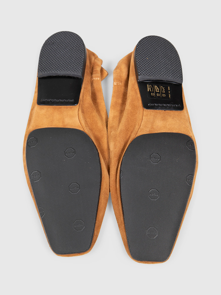 Totême Brown Suede Loafers