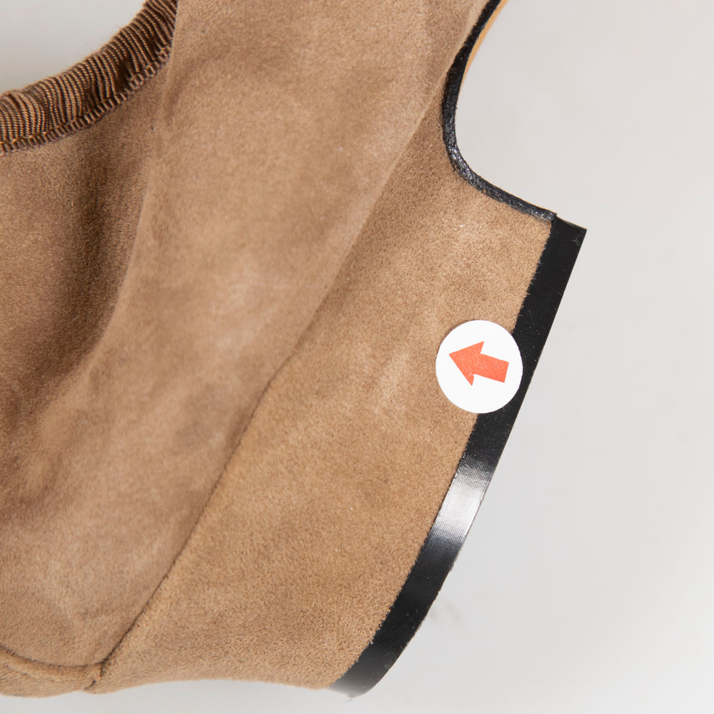 The Row Brown Suede Awar Shearling Lined Pumps