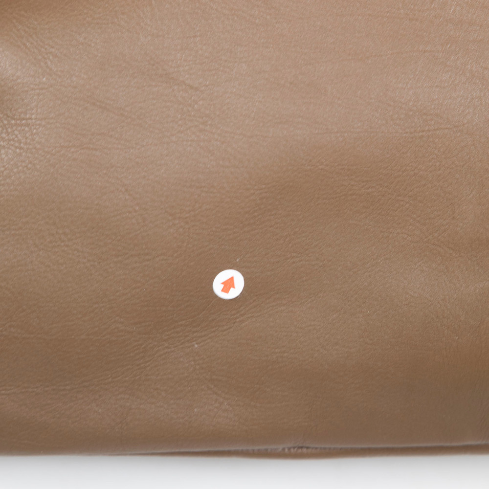 The Row Brown Leather Bourse Shoulder Bag