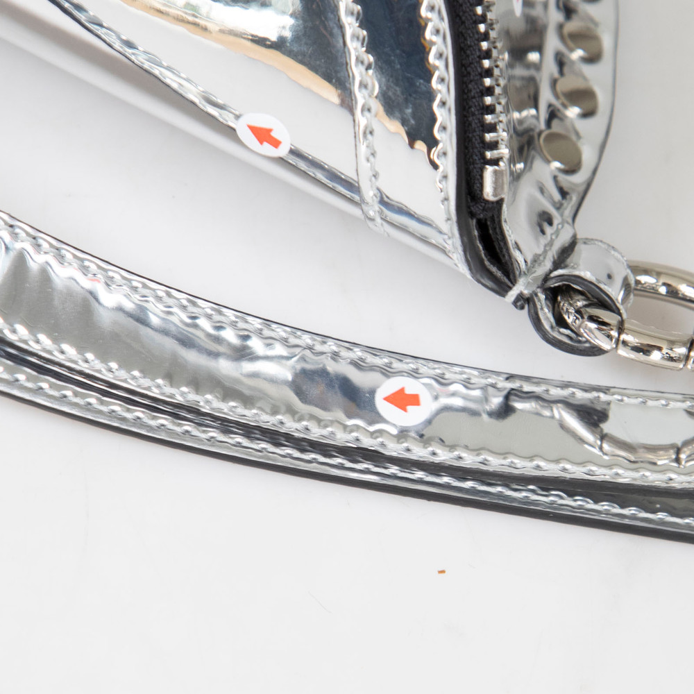 Isabel Marant Silver Skano Studded Leather Belt Bag