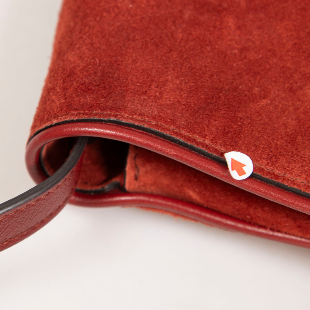 Gucci Red Suede Blondie Bag